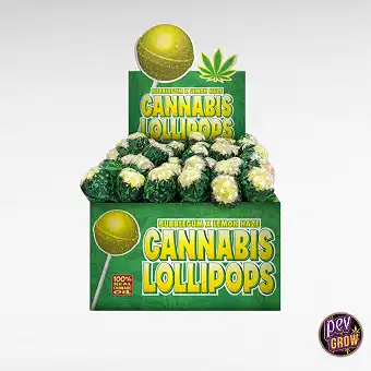 Sucettes au Cannabis Lemon...