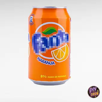 Camuflaje Lata Fanta Naranja