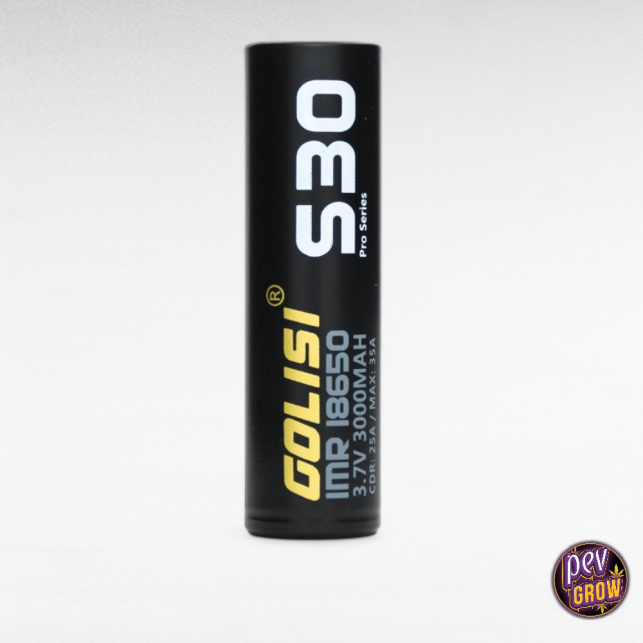 Golisi S30 18650 Battery: 3000mAh 25A | Buy at Pevgrow