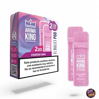 2 Nachfüllbare Pods Ak Smart Erdbeere Guave 20mg Aroma King