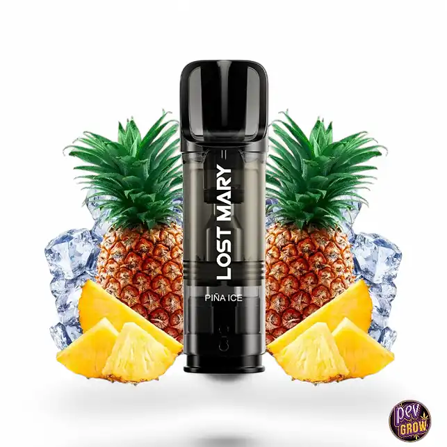 2 Puff Rechargeable Lost Mary Tappo Air Pineapple Ice 0mg