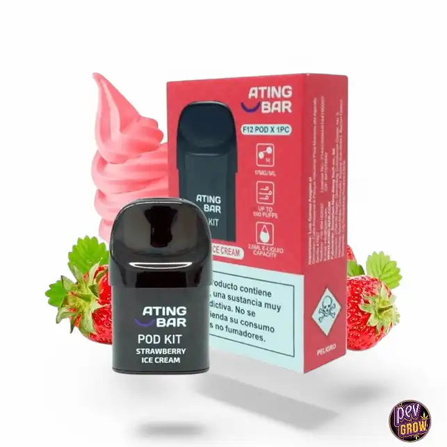 Ating Strawberry Ice Cream 17mg Pod Capsule 600 puffs