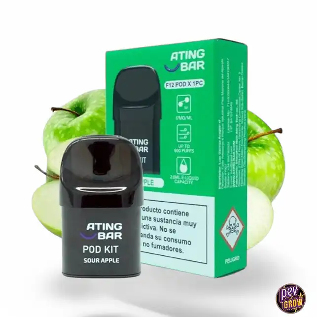 Ating Sour Apple Pod Capsule 17mg 600 puffs