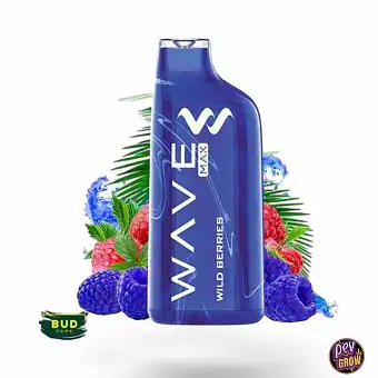 Disposable Vape Wild Berries Wave Max 8000 Bud Vape 0mg