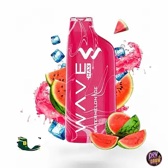 Vape Desechable Watermelon ice Wave Max 8000 Bud Vape 0mg