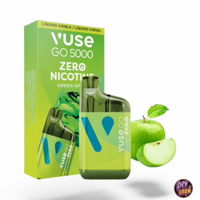 Compra Vuse GO 5000 Green Apple 0mg - Vape Usa e Getta