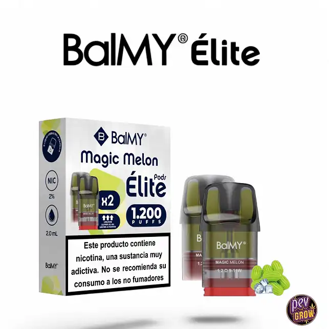 2 Einweg E Zigarette Elite Magic Melon 20mg Balmy