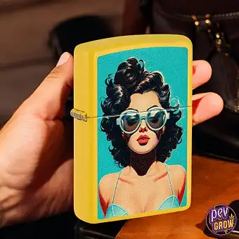 Briquet Zippo Vintage Pinup...