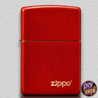 Briquet Zippo Rouge Métallique