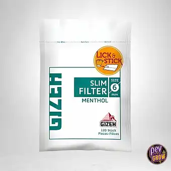 Filtres Gizeh MenthoL 6 mm...