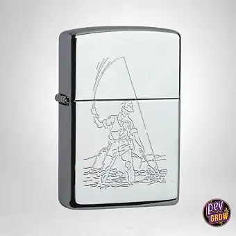 Fisherman Design Zippo Lighter