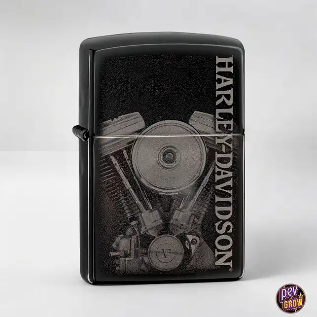 Accendino Zippo Foto Harley-Davidson High Polish