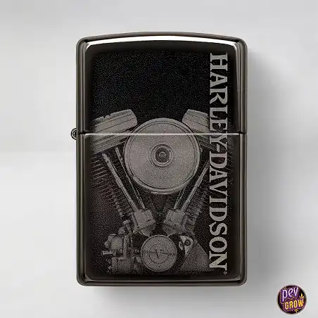 Briquet Zippo Photo Harley-Davidson High Polish
