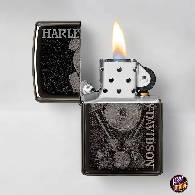 Encendedor Zippo Foto Harley-Davidson High Polish