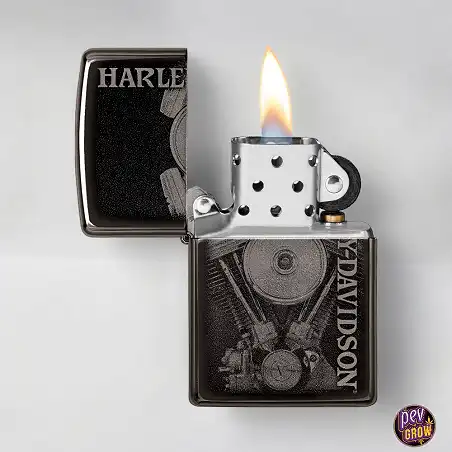 Zippo Feuerzeug Foto Harley-Davidson Hochglanz