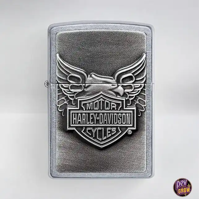 Accendino Zippo Harley Davidson Eagle Street Chrome