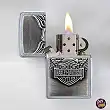 Zippo Feuerzeug Harley Davidson Eagle Street Chrome Zippo Feuerzeug Harley Davidson Eagle Street Chrome