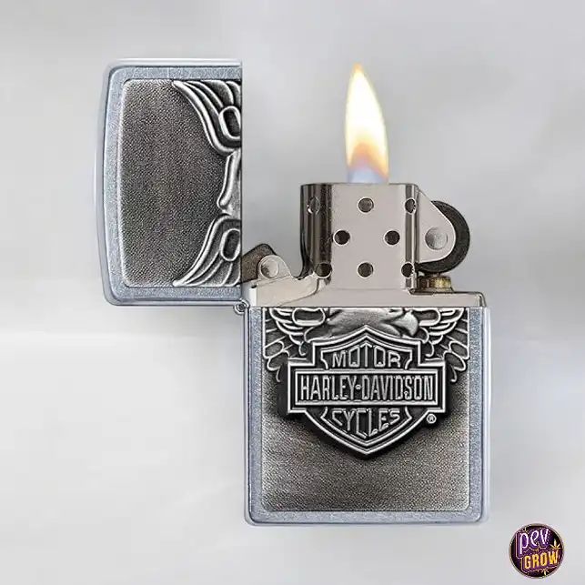 Accendino Zippo Harley Davidson Eagle Street Chrome