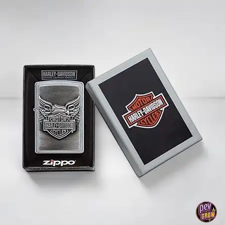 Accendino Zippo Harley Davidson Eagle Street Chrome