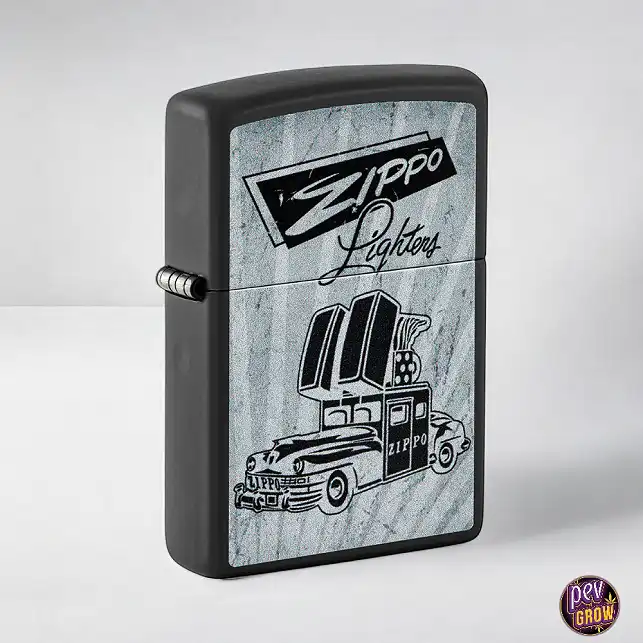 Accendino Zippo Car Design Original Logo