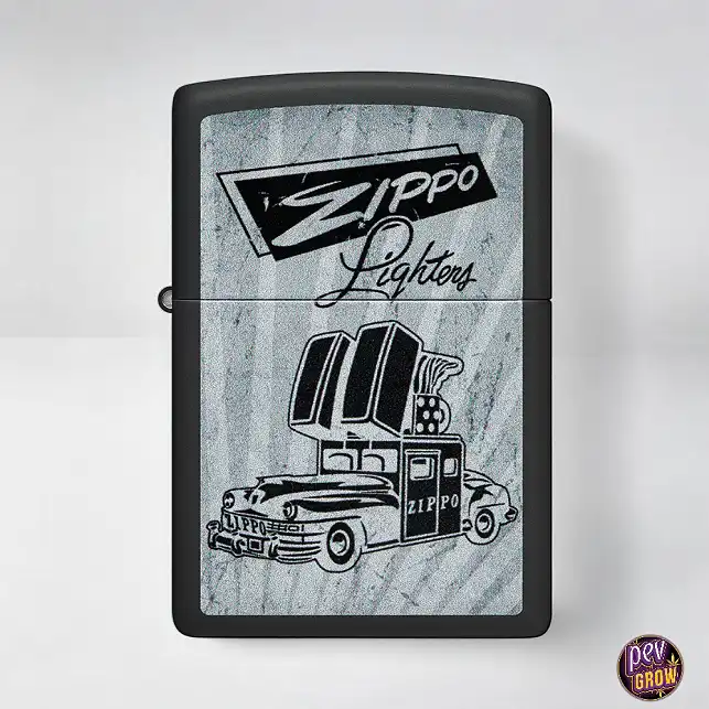 Zippo Car Design Original Logo Lighter