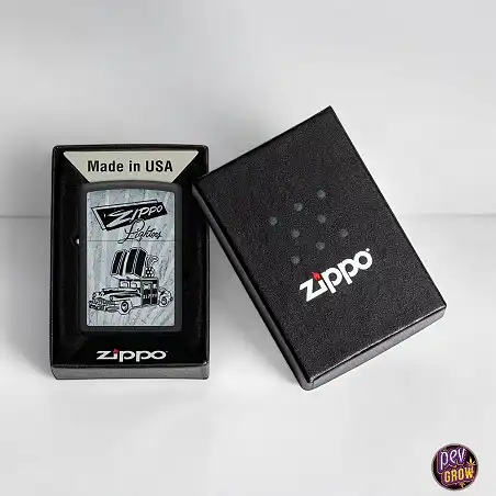 Zippo Car Design Original Logo Lighter