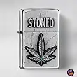 Encendedor Zippo Emblema Stoned Weed Encendedor Zippo Emblema Stoned Weed