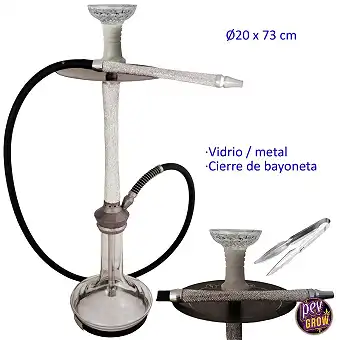 Narghilè in alluminio con...