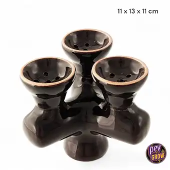 Černá keramická trojčlá...