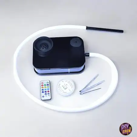 Kit complet Shisha Petite type livre avec lumière