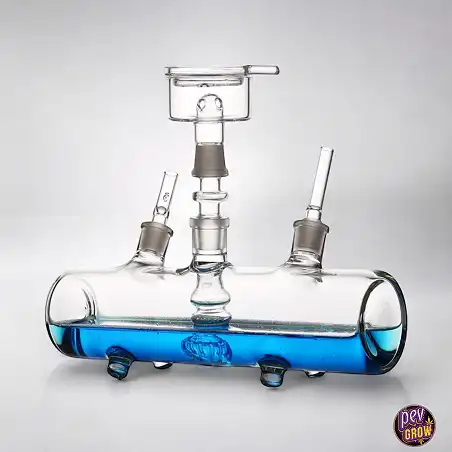 Hookah petite en verre design réservoir (22 x 26 cm)