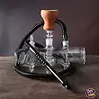 Hookah petite en verre design réservoir (22 x 26 cm) Hookah petite en verre design réservoir (22 x 26 cm)
