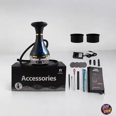 Electronic Hookah with LED - Refill Shisha Flavors