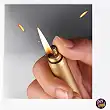 Windproof Lighter Golden Bullet Windproof Lighter Golden Bullet