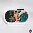 Rolling Tray Bluetooth Speaker with LED Fashion Girl (35 x 20 cm)