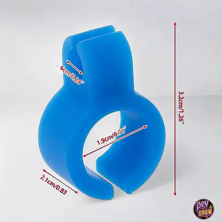 Anneau en silicone pour fumeur rouge