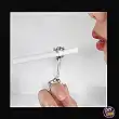 Silver Metal Ring for Smoker