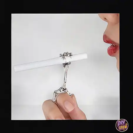 Silver Metal Ring for Smoker