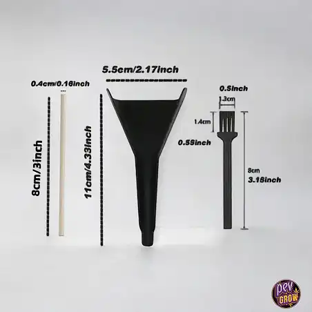 Kit Llenador manual de tubos/conos para fumar negro