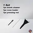 Kit Riempi manuale di tubi/coni per fumare neri Kit Riempi manuale di tubi/coni per fumare neri