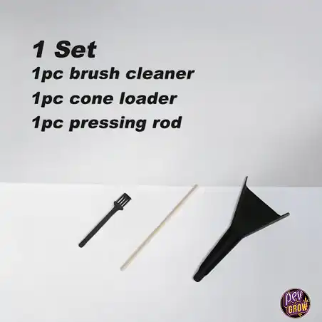 Kit Riempi manuale di tubi/coni per fumare neri