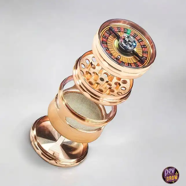 Grinder Metall Roulette Casino 4 Teile 63mm