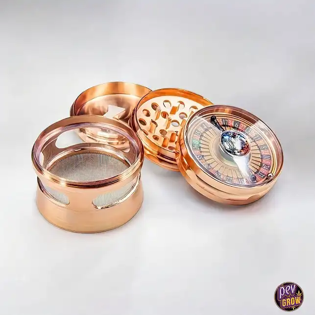 Grinder Metall Roulette Casino 4 Teile 63mm