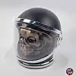 Skull Metal Grinder with Helmet 80mm 4 Parts