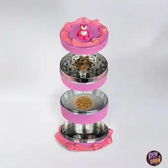 Birthday Cake Grinder Pink 65 x 45 mm