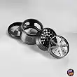 Grinder metallico con finestra 60 mm 4 parti Grinder metallico con finestra 60 mm 4 parti