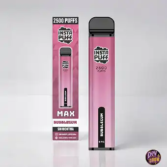 Disposable Vape INSTAPUFF 2500 Bubblegum 0%