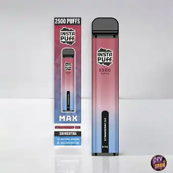 Vaper desechable INSTAPUFF 2500 Strawberry Ice 0%