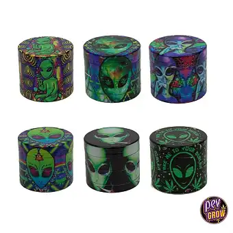 6 grinders de metal 40mm...