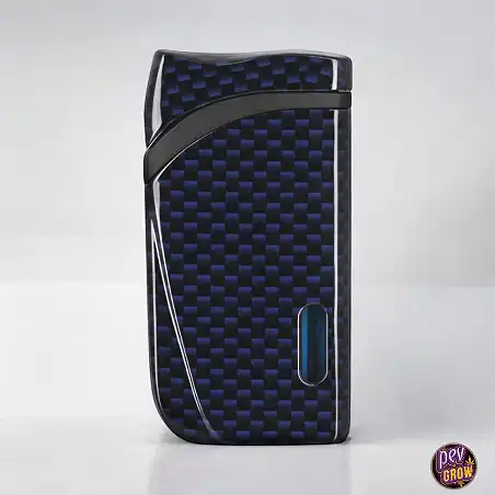 Briquet tempête turbo jet «COLIBRI Falcon II» flamme angulaire avec fenêtre de carburant Bleu